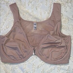 Elegant Mauve Full Support Bra light mauve